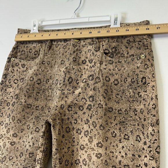 Frame Le Crop Mini Boot Jeans Women’s Size 30 Snake Print High Rise - Picture 6 of 10